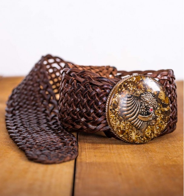 Leather belt brown  Leather belt brown