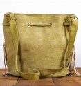 Bolsa boho cor verde