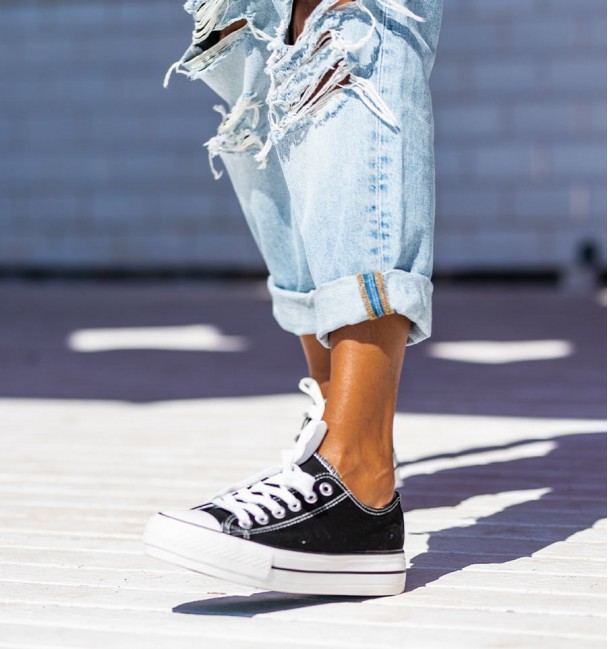 women's canvas sneakers side women's canvas sneakers side