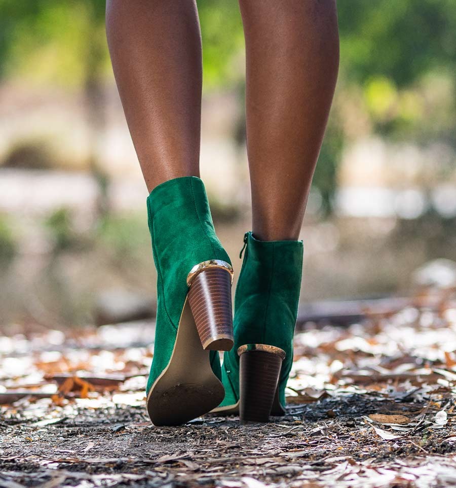 SOHO Ankle Boots - Green - Block - Trendyol