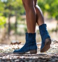 blue women's country boots