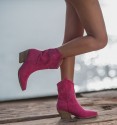 Fuchsia cowboy boots Terra