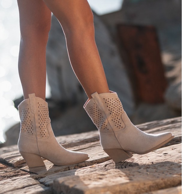 Botas cowboy Terra beige claro Botas cowboy Terra beige claro