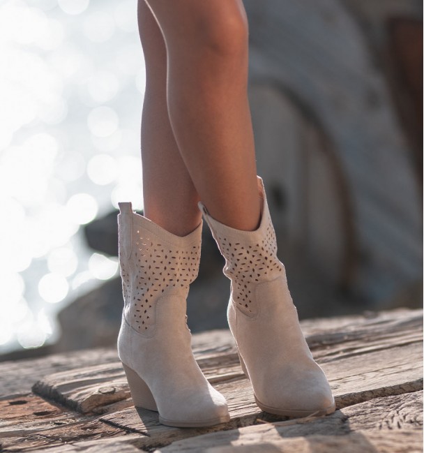 Botas cowboy Terra beige claro Botas cowboy Terra beige claro