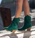 Green cowboy boots Terra