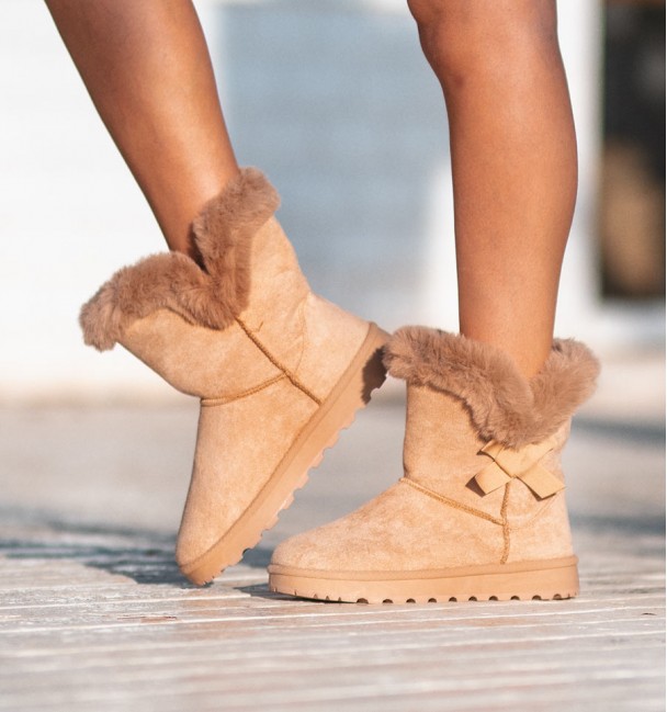 Botas australianas laços laterais