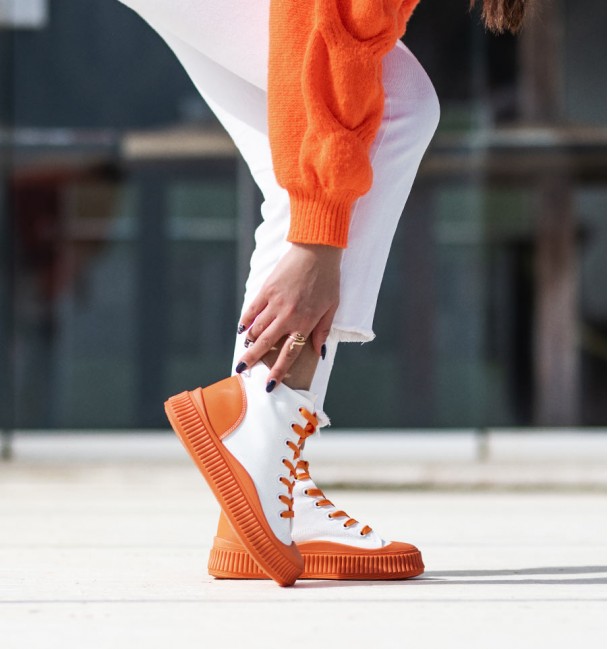 Zapatillas deportivas London naranja