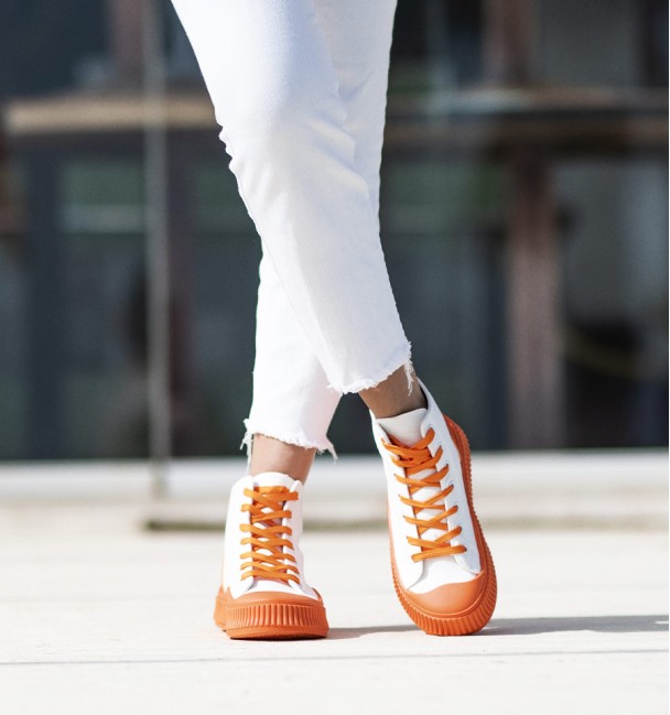 Zapatillas deportivas London naranja