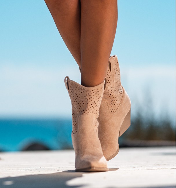 Botas cowboy beige Bohem Botas cowboy beige Bohem