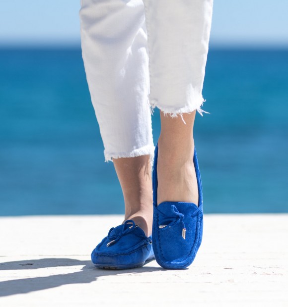 Mocasines soft azul 2