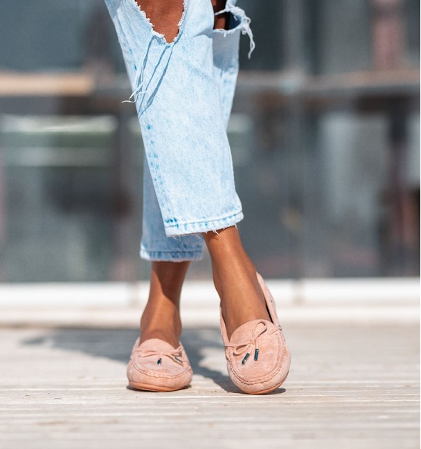 Mocasines soft rosa