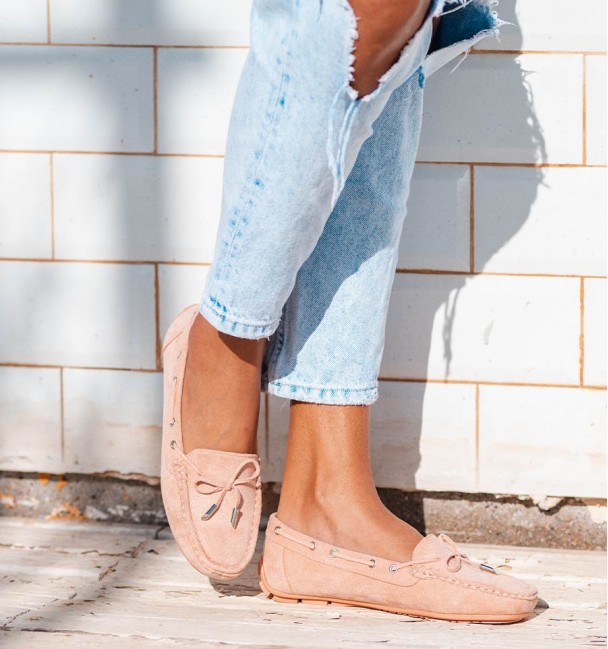 Mocasines soft rosas