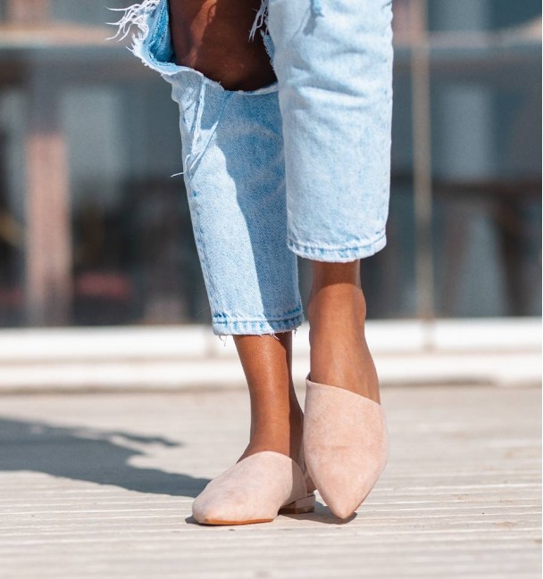 Sapatos mules bege Sapatos mules bege
