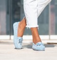 Mocasines soft celeste