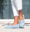 Mocasines soft celeste
