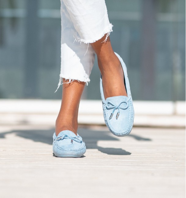 Mocasines soft azul claro Mocasines soft azul claro