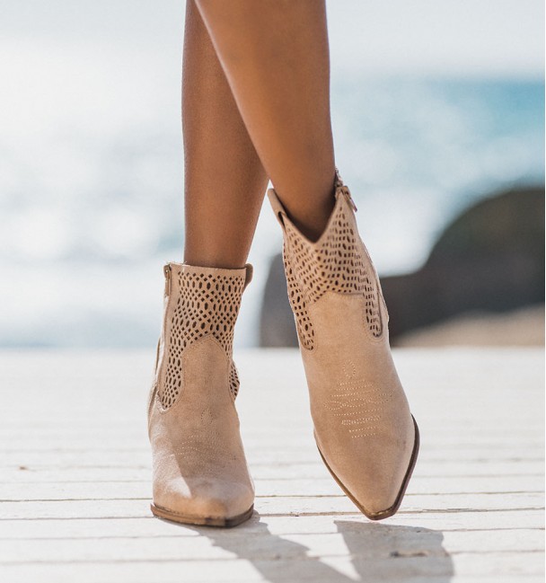 cowboy boots beige Ocean cowboy boots beige Ocean