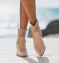 Botines cowboy beige Ocean