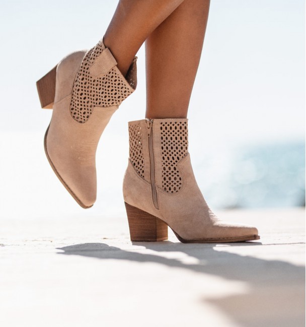 cowboy boots beige Ocean cowboy boots beige Ocean