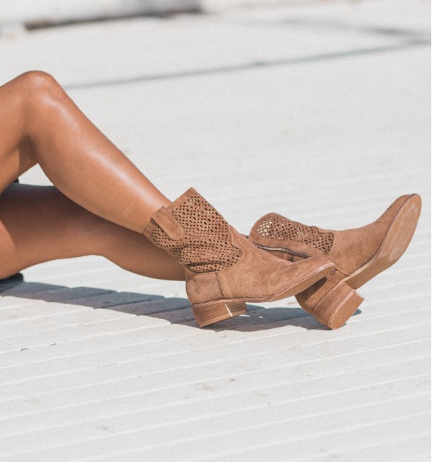 Botas camperas verao castanhas