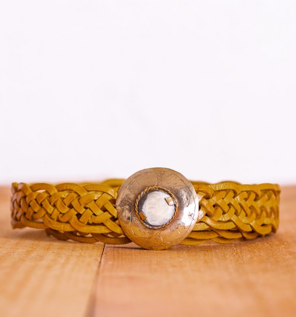 Bohochic yellow mini belt 2