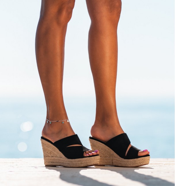 Sandálias altas de esparto Mia Sandálias altas de esparto Mia