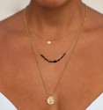 Collar triple acero mano