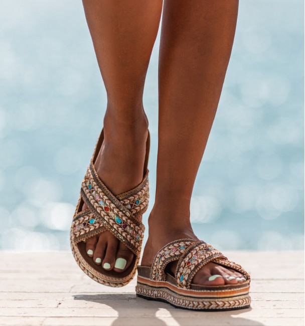 brown sandals Guaruja