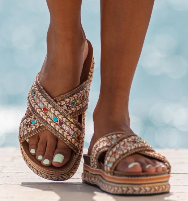 brown sandals Guaruja