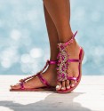 Sandalias Princess fucsia