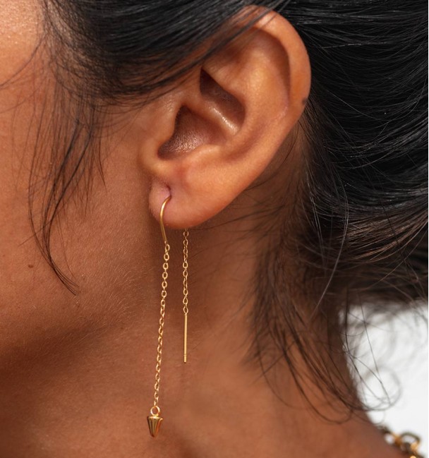 Long pendulum earrings