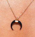 Double necklace Black moon