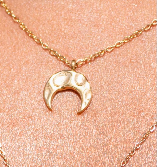 Collar doble black moon