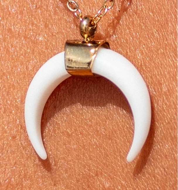 Colar duplo White moon