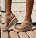 Sandalias taupe Alma