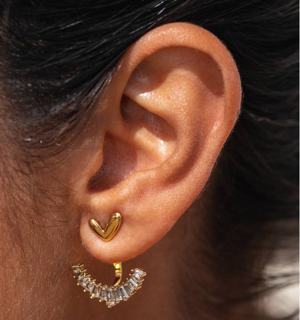 Brincos Mixi dourado