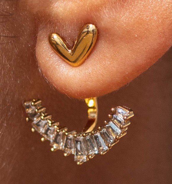 Pendientes mixi dorados 2