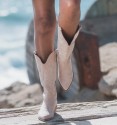 beige cowboy boots Aila