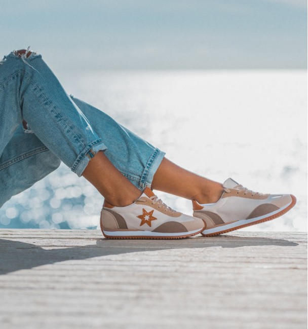 Zapatillas deportivas marrones Estrella