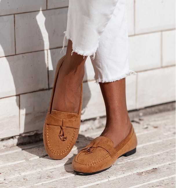 Mocasines castanhos Paris