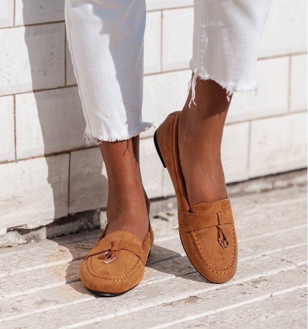 Mocasines castanhos Paris