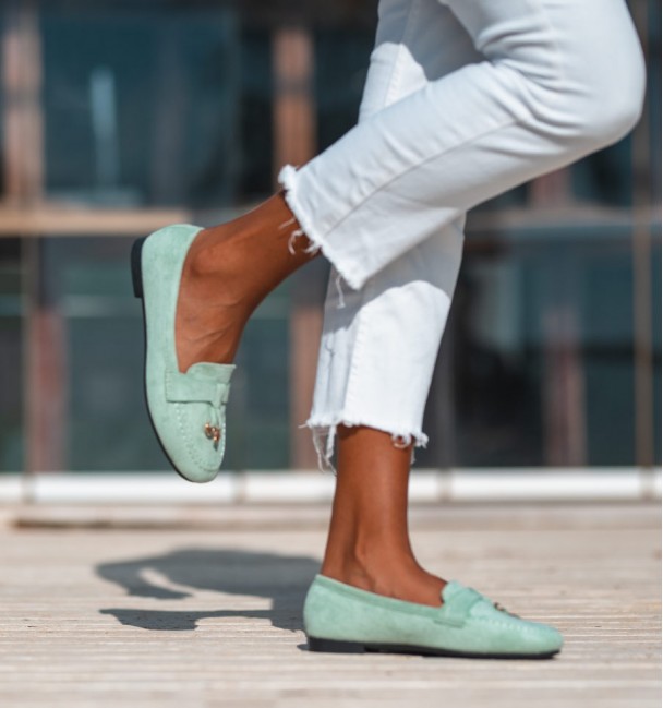 Mocassins Paris verdes Mocassins Paris verdes