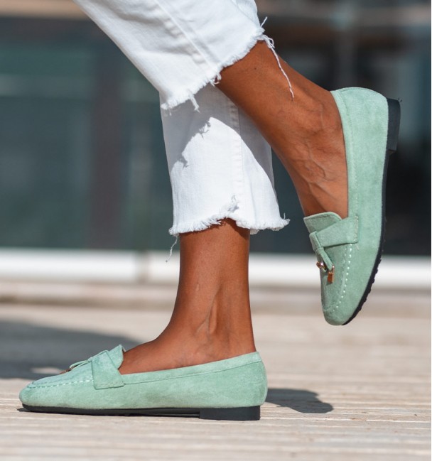 Mocassins Paris verdes Mocassins Paris verdes