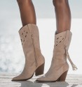 Botas cowboy beige Mara