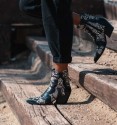 Lola combined cowboy ankle boots