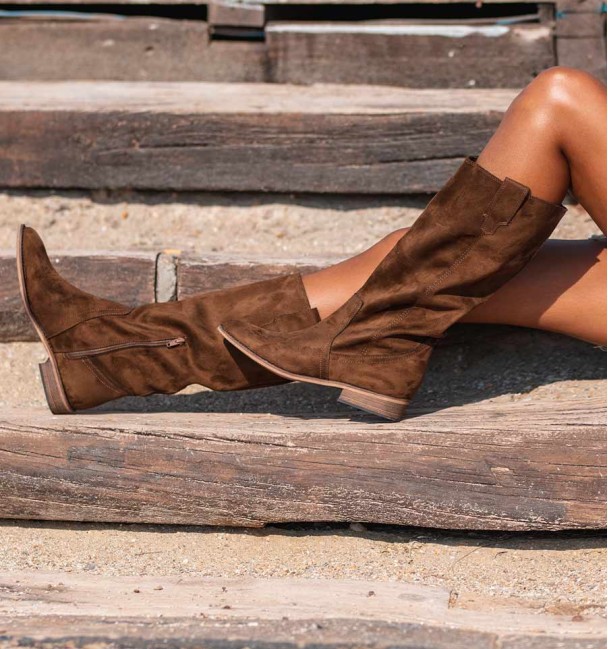 Idaoo brown camper boots Idaoo brown camper boots
