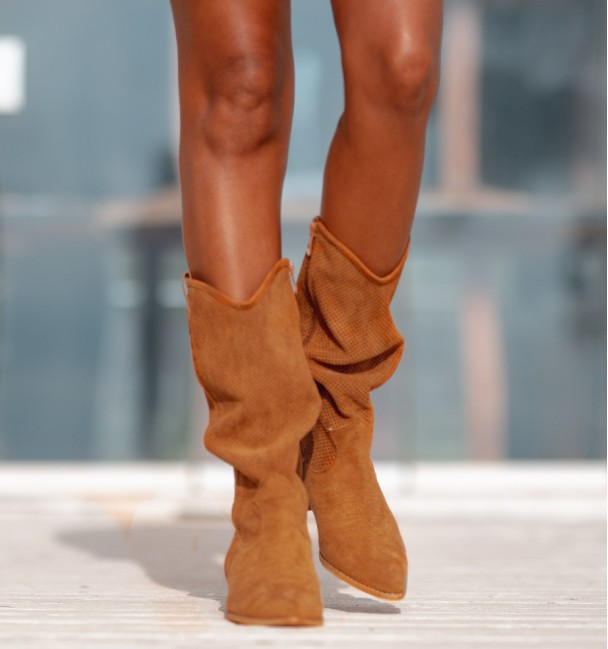 Brown cowboy boots Marina Brown cowboy boots Marina