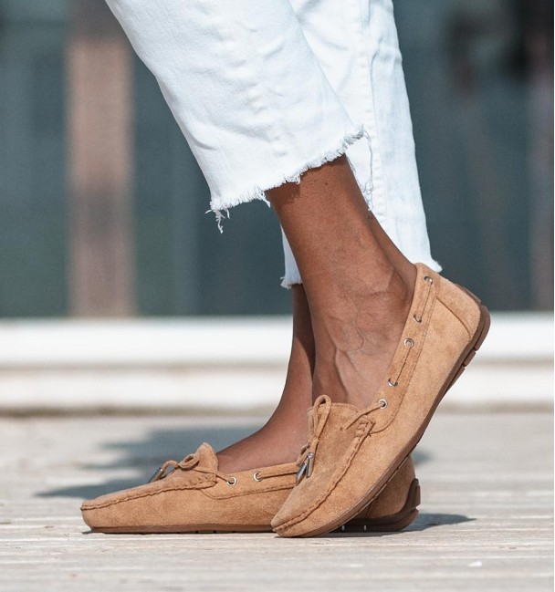 Mocassins soft marrón claro