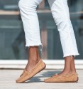 Mocassins Soft castanhos claros