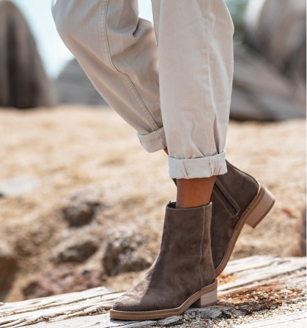 Botas de campo Cazorla castanho